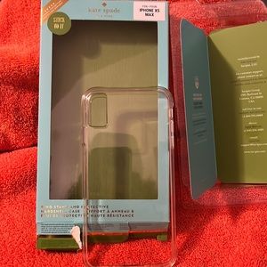 EUC Kate Spade iPhone XS Max cell phone case in box.